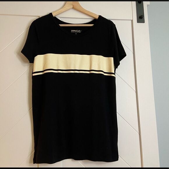 Express striped graphic tee - Picture 1 of 4